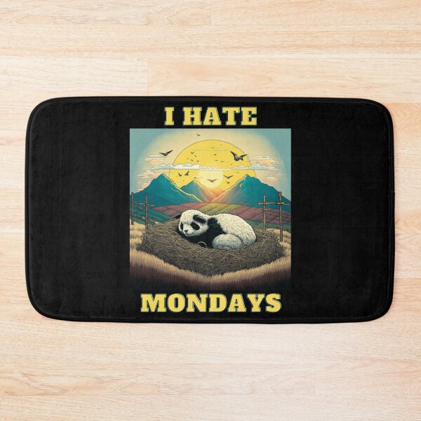 Item preview, New Panda-I Hate Mondays  designed and sold by letsgetinspired.
