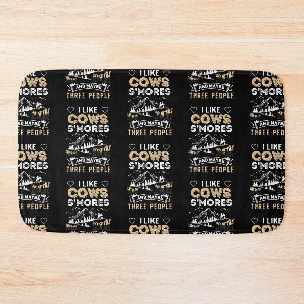Item preview, Vintage yellow I like Cows, S'mores and maybe three other people designed and sold by FarmsteadAcers.