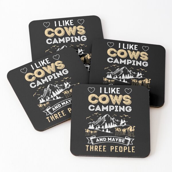 Item preview, Vintage yellow  I like Cows, Camping and maybe three other people designed and sold by FarmsteadAcers.