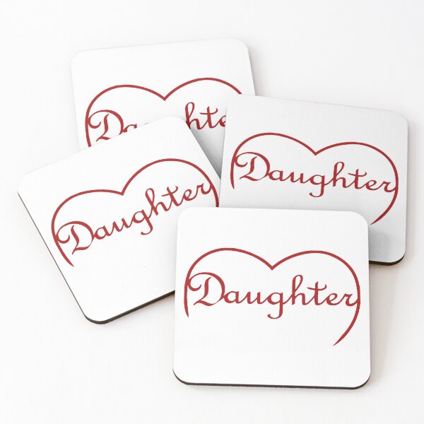 Item preview, Daughter is Love heart – in Red designed and sold by SunnyDazDesign.