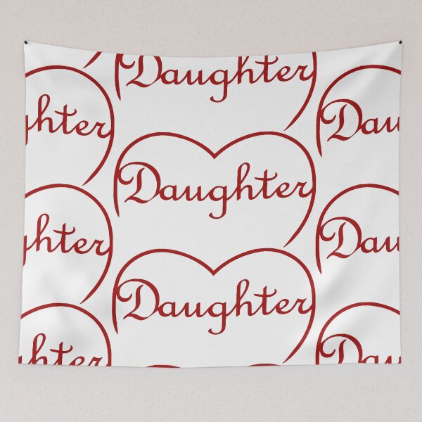 Item preview, Daughter is Love heart – in Red designed and sold by SunnyDazDesign.