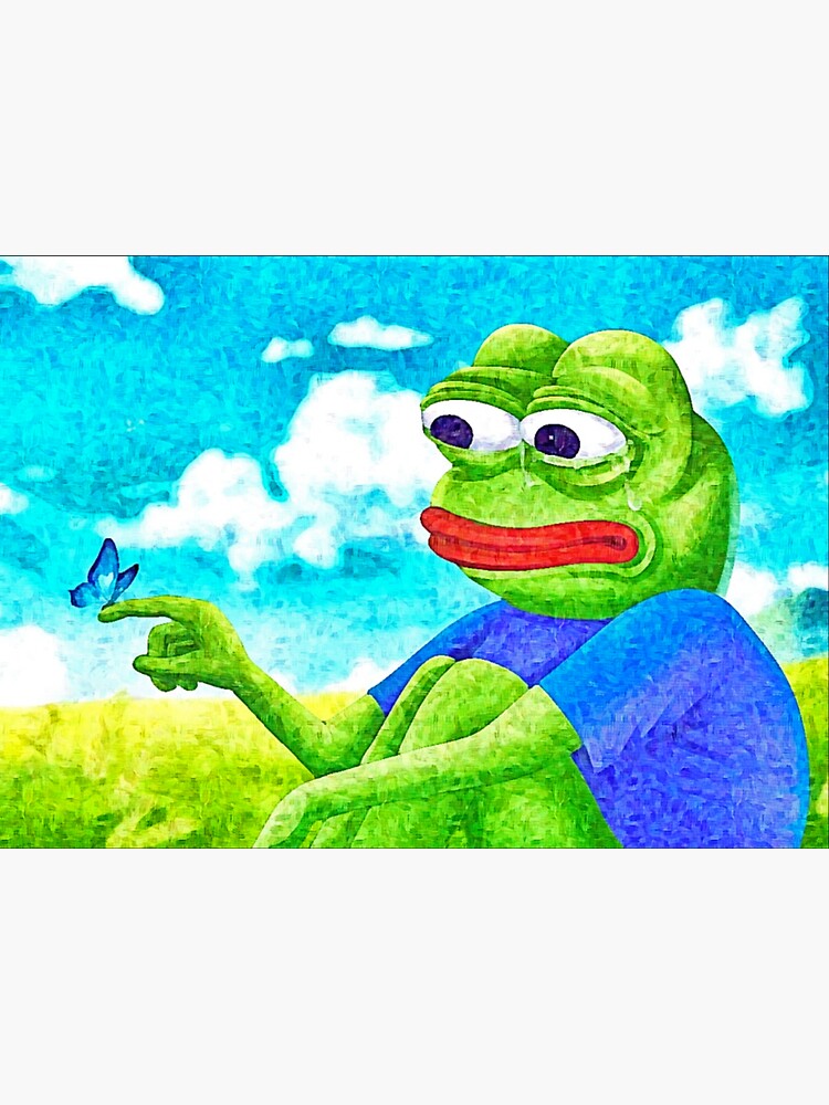 Sad Pepe Sticker For Sale By R1zed Redbubble