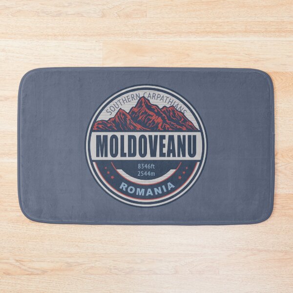Item preview, Moldoveanu Peak Romania Vintage Mountain Hiking Design designed and sold by CynthiaGraphics.