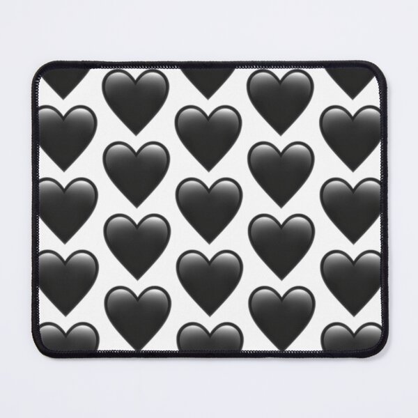 Item preview, Black Heart - iPhone iOS Apple Emoji designed and sold by KaomojiKitchen.