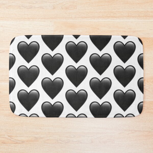 Item preview, Black Heart - iPhone iOS Apple Emoji designed and sold by KaomojiKitchen.