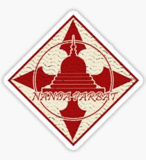 Nanda Parbat Travel Decal Sticker