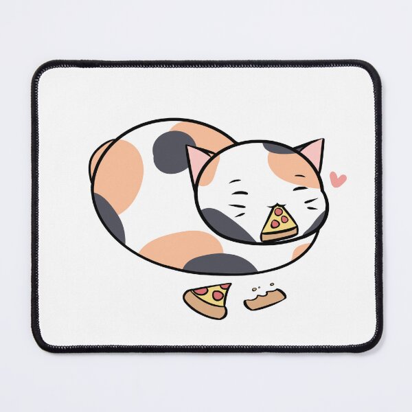 Item preview, Calico Pizza Lover Kitten designed and sold by enjilime.