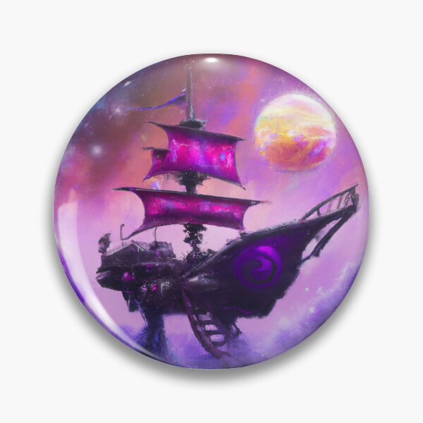 Item preview, Fantasy Pirate Ship in Space designed and sold by seprinious.