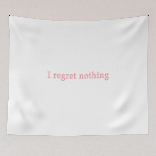 Item preview, I regret nothing Baby Pink designed and sold by ellosmedicenale.