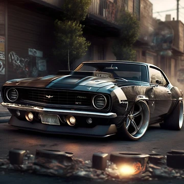Artwork thumbnail, 1969 Chevy Camaro Rendition by RuthlessCustoms