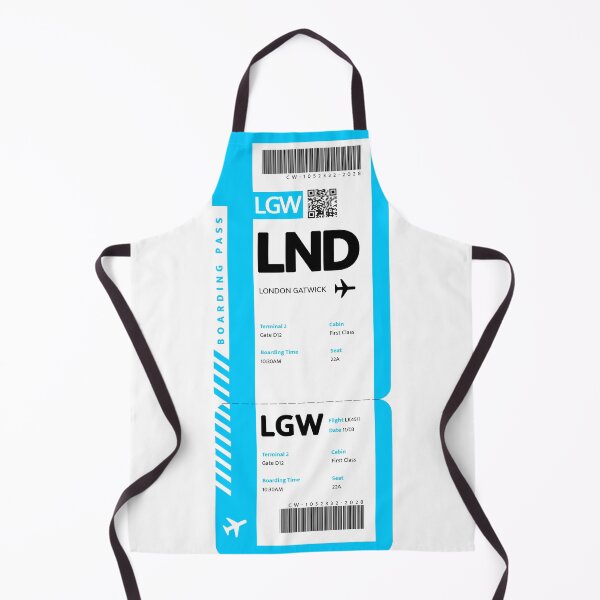 Item preview, London Gatwick Boarding Pass designed and sold by luckykobi.