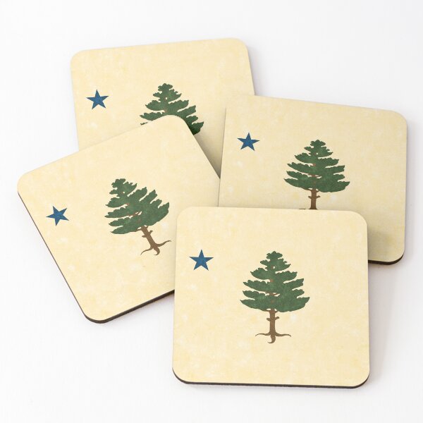 Item preview, Maine Flag 1901 Textured Version designed and sold by Enzwell.