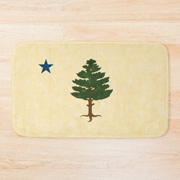 Item preview, Maine Flag 1901 Textured Version designed and sold by Enzwell.