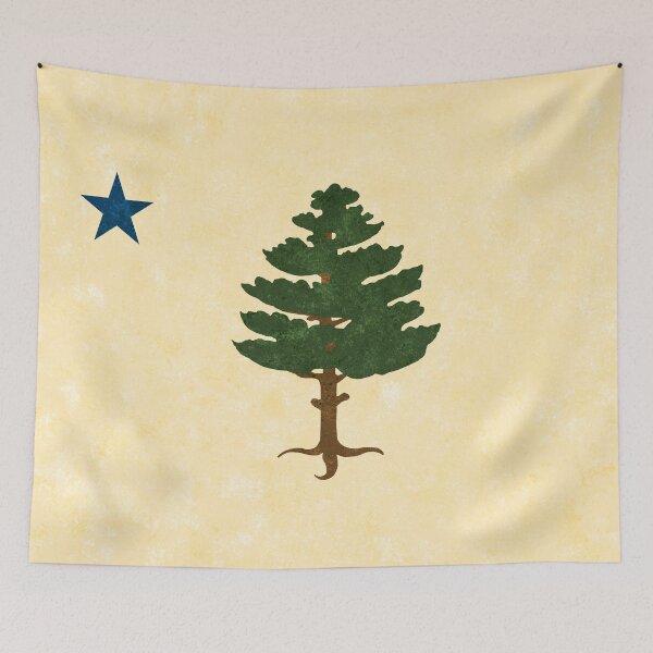 Item preview, Maine Flag 1901 Textured Version designed and sold by Enzwell.