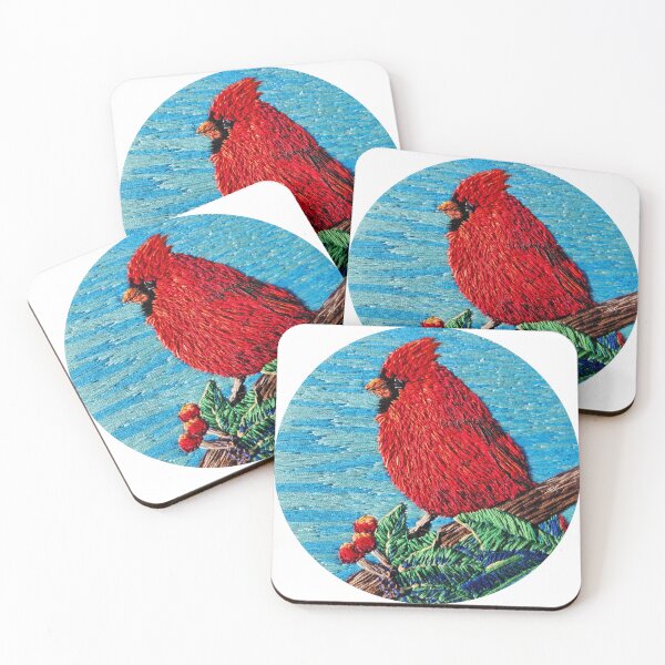 Item preview, Red Bird Embroidery designed and sold by emilyRose3.