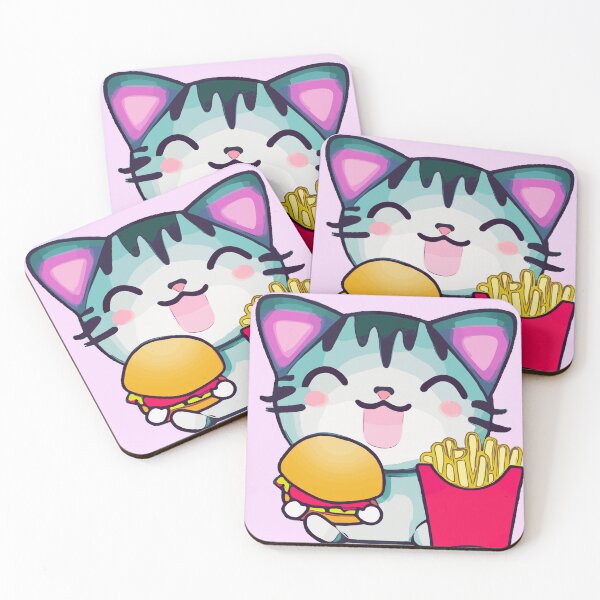 Item preview, Happy Cat with a Happy Meal designed and sold by Mike Rittenhouse.