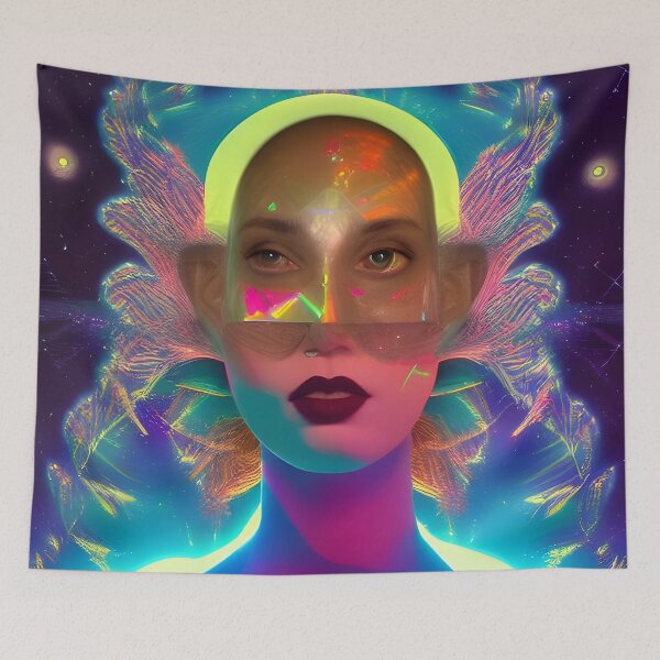 Item preview, Fantasia One Step Beyond No.1 - Astral Cosmic AI Illustration designed and sold by Recall-Design.