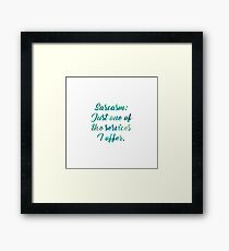 Sarcasm Framed Print
