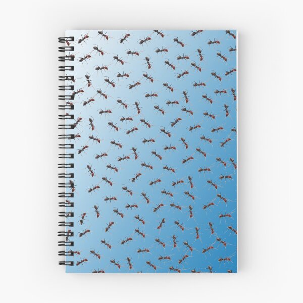 Item preview, "Dynamic Dance: Blue Swarm of Ants Pattern" designed and sold by A-Work-Of-Art.