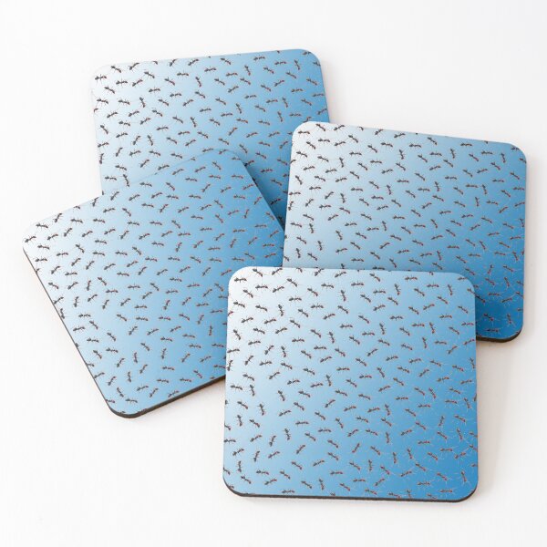 Item preview, "Dynamic Dance: Blue Swarm of Ants Pattern" designed and sold by A-Work-Of-Art.