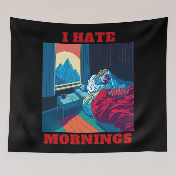 Item preview, Clown Clowns-I Hate Mornings designed and sold by letsgetinspired.
