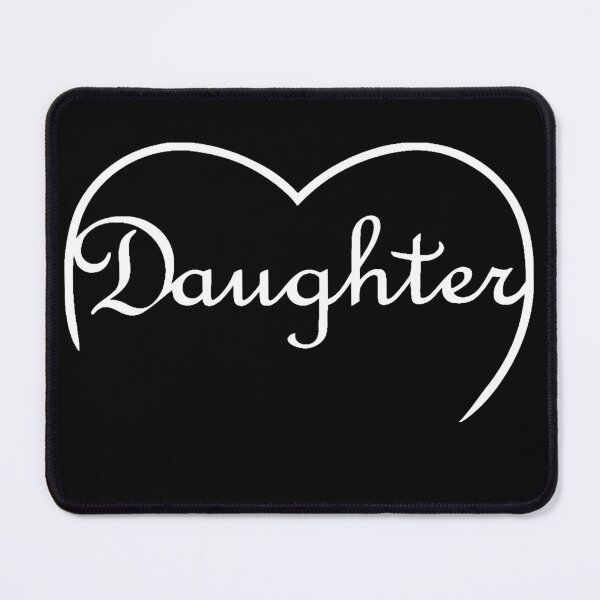 Item preview, Daughter is Love heart – in White designed and sold by SunnyDazDesign.