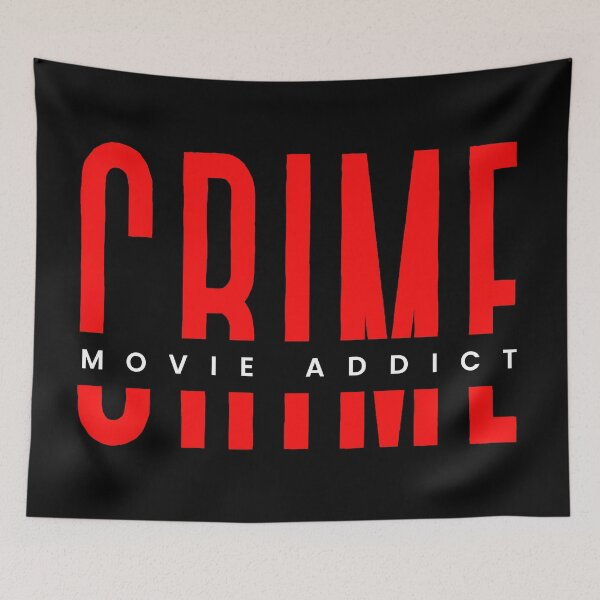 Item preview, Crime movie addict minimalistic design designed and sold by DigitalMagShop.