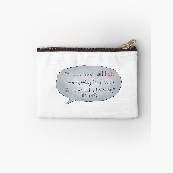 Item preview, Faith, Stickers, Prayer, Christian, Bible Verses, Bible, Christianity, Jesus Christ, Words of God, Mark 9:23 designed and sold by SHiNStudio.