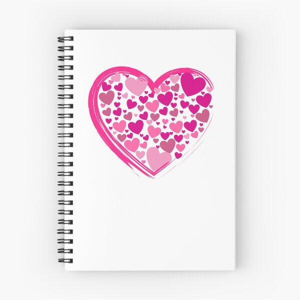 Item preview, Cute Pink Hearts in a Big PinkHeart designed and sold by Fitbys.