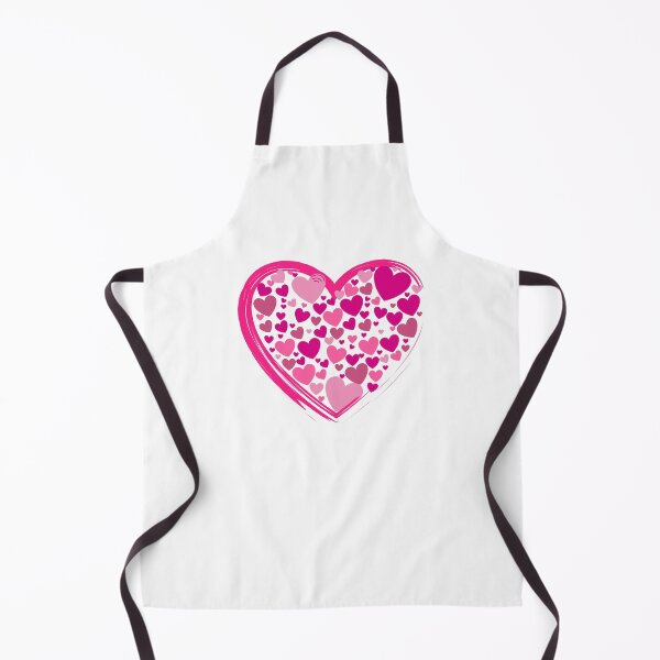 Item preview, Cute Pink Hearts in a Big PinkHeart designed and sold by Fitbys.