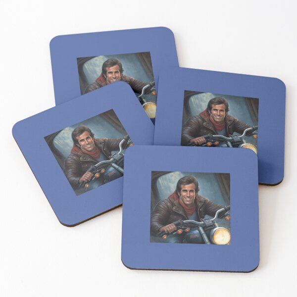 Item preview, The FONZ of Happy Days on Motorcycle designed and sold by Bleknervin.