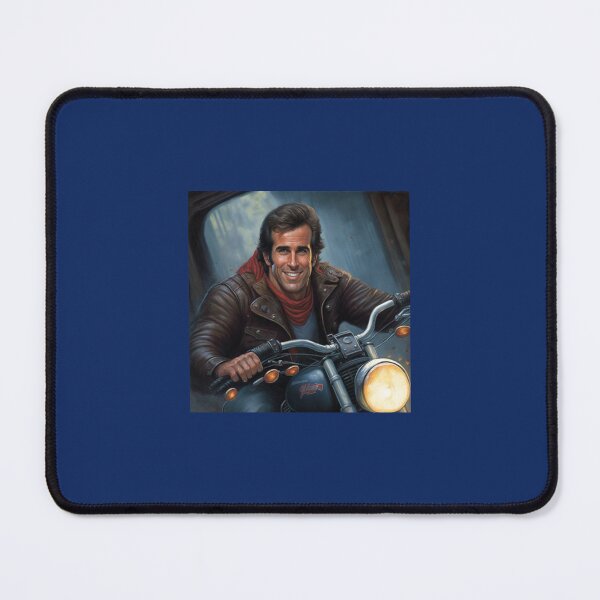 Item preview, The FONZ of Happy Days on Motorcycle designed and sold by Bleknervin.