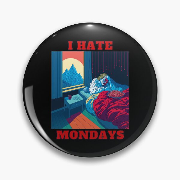 Item preview, Clown Clowns-I Hate Mondays designed and sold by letsgetinspired.