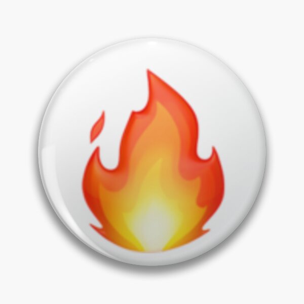 Artikelvorschau, Feuer Flamme - iPhone iOS Apple Emoji entworfen und verkauft von KaomojiKitchen.