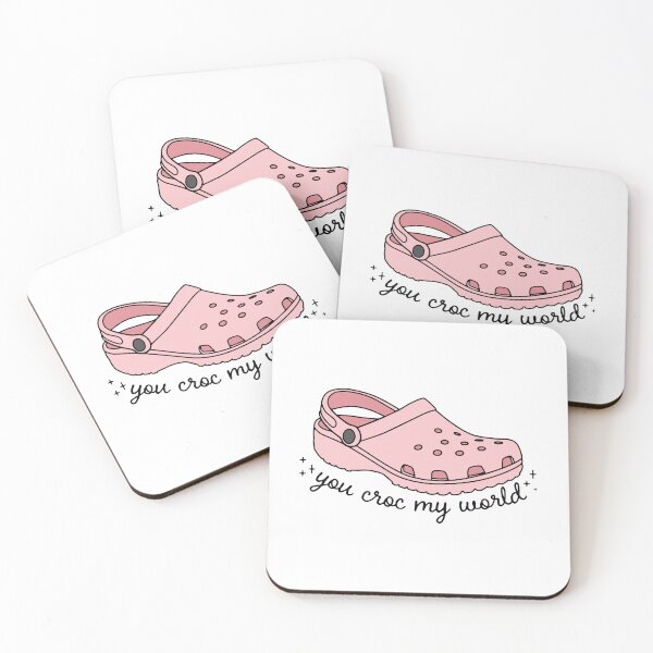 Item preview, You croc my world - crocs blush pink designed and sold by maura41.