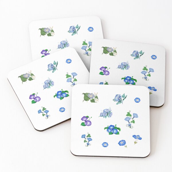 Item preview, Mixed Blue and Purple Morning Glory Flowers designed and sold by silviaol.