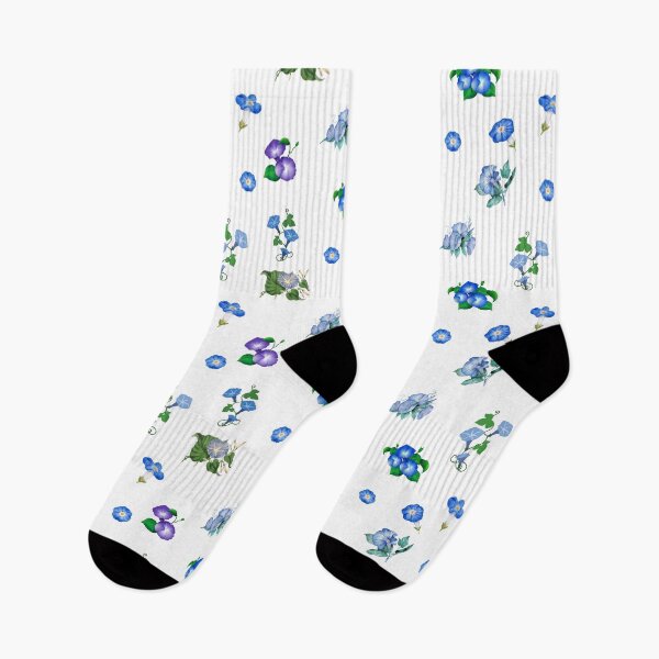 Item preview, Mixed Blue and Purple Morning Glory Flowers designed and sold by silviaol.