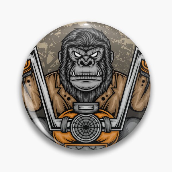 Item preview, Gorilla riding motorcycle designed and sold by WODEXZ.