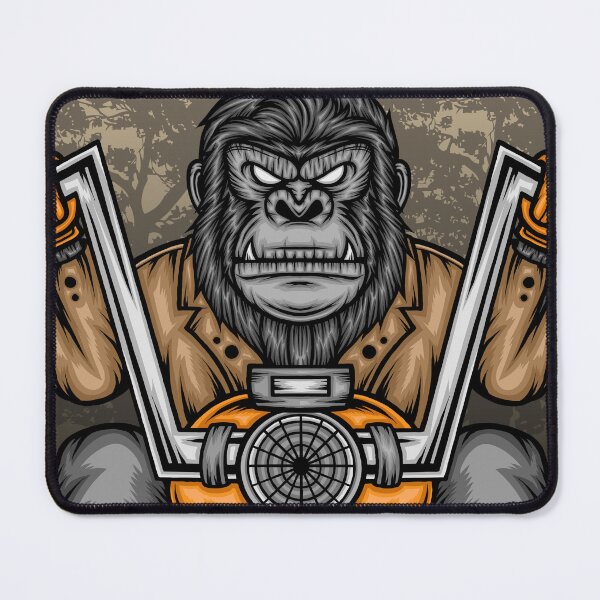 Item preview, Gorilla riding motorcycle designed and sold by WODEXZ.