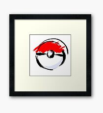 Pokeball Framed Print
