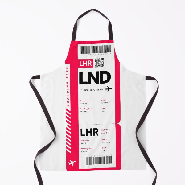 Item preview, London Heathrow Boarding Pass Red designed and sold by luckykobi.