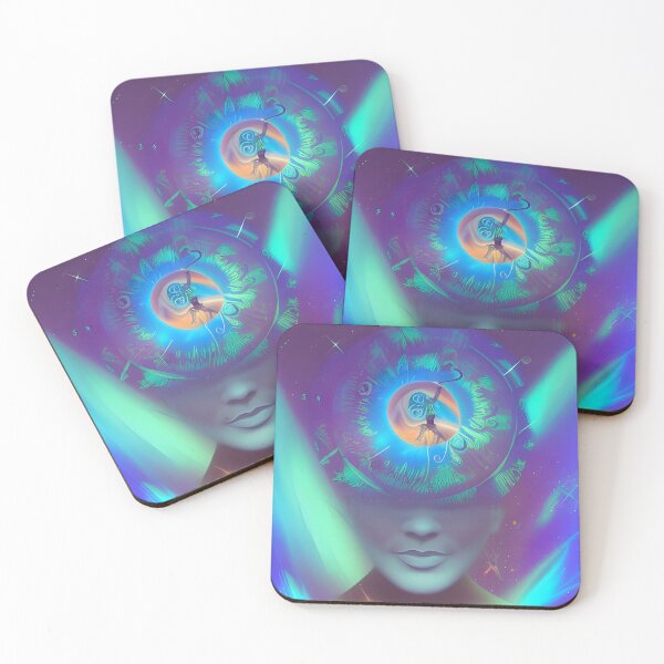 Item preview, Fantasia One Step Beyond No.5 - Astral Cosmic AI Illustration designed and sold by Recall-Design.