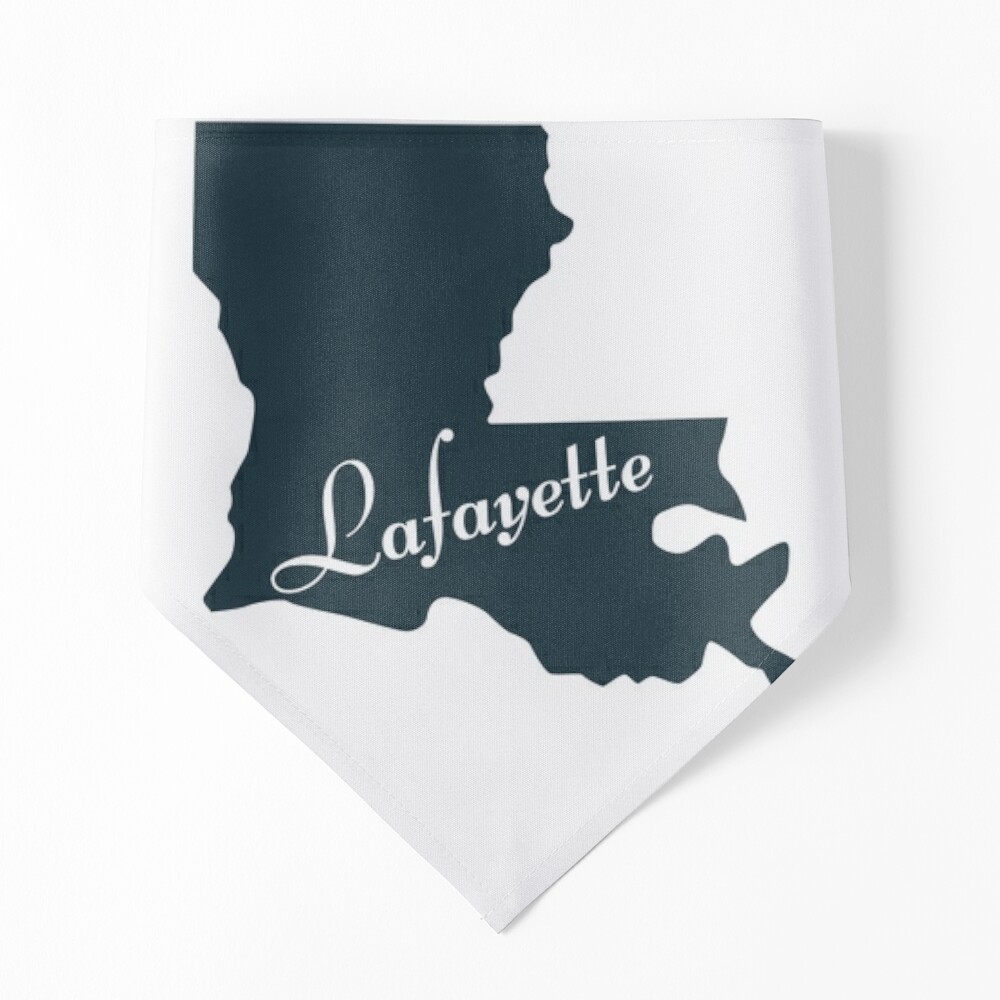 Louisiana Lafayette Boat and Mini Flag