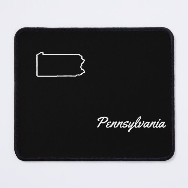 Item preview, Simple Pennsylvania State Outline Pattern - Available on Stickers Socks Mugs and More designed and sold by Dude Stuff.