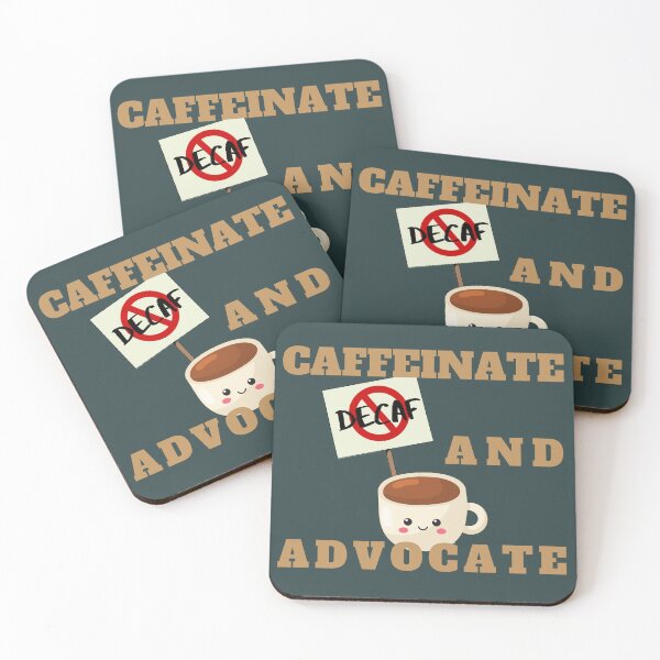 Item preview, Caffeinate and Advocate designed and sold by PellSilversmith.