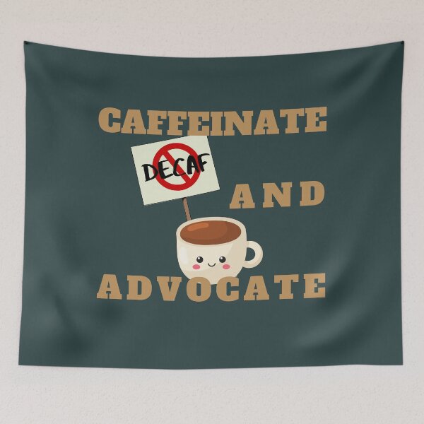Item preview, Caffeinate and Advocate designed and sold by PellSilversmith.