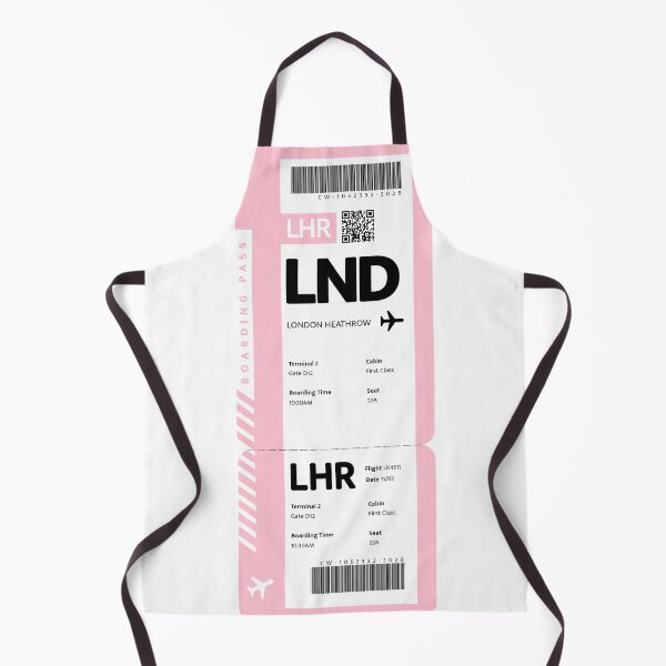 Item preview, London Heathrow Boarding Pass Pink designed and sold by luckykobi.