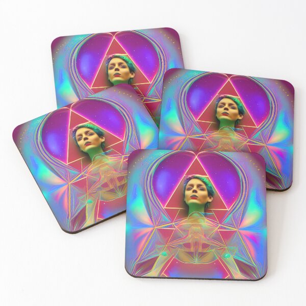 Item preview, Fantasia One Step Beyond No.6 - Astral Cosmic AI Illustration designed and sold by Recall-Design.