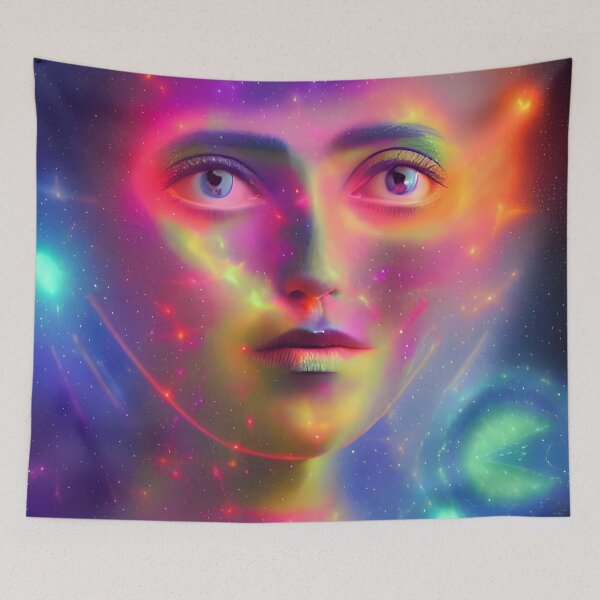 Item preview, Fantasia One Step Beyond No.7 - Astral Cosmic AI Illustration designed and sold by Recall-Design.