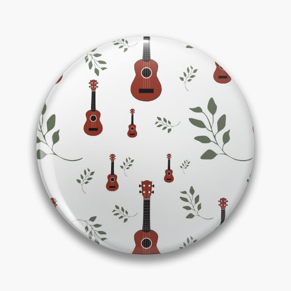 Item preview, Ukulele pattern with leaves - ukulele designed and sold by piesdesignart.